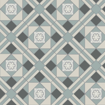 Lindisfarne Dover White, Grey & Revival Grey with Livingstone drop-in