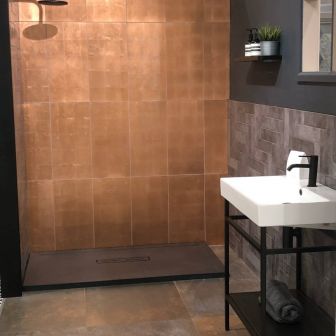 Copper Leaf Shower