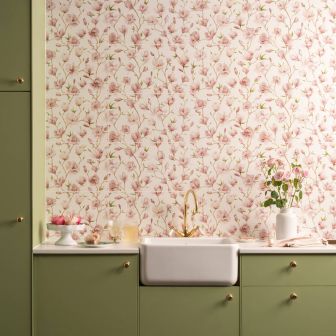 English Garden Floral Single Tile | Patterned Tile | Original Style